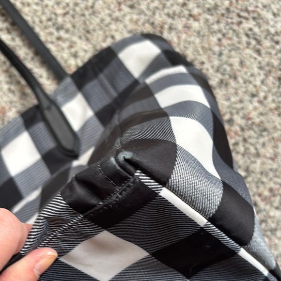 Kate Spade Black and White Checkered Tote Bag - Picture 11 of 15